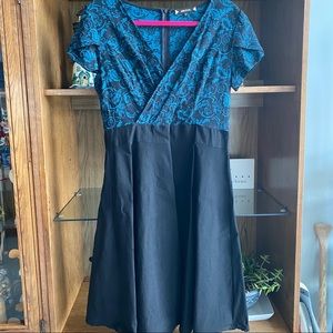 Missal Women's Deep V-Neck Cocktail Party Dress XL